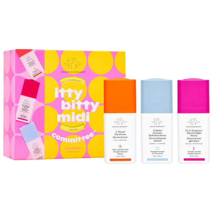 Drunk ElephantItty Bitty Midi Committee Serum Trio *pre-order*