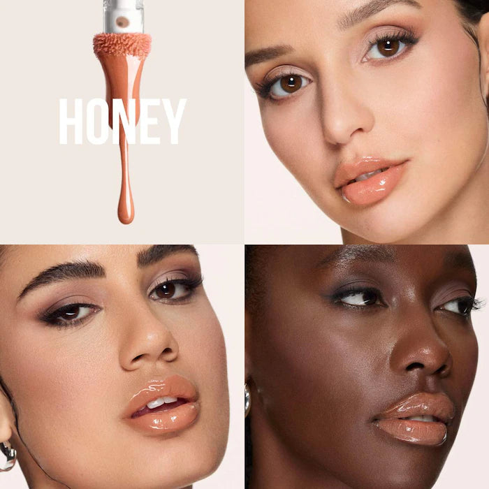 HUDA BEAUTY Faux Filler Shiny Non-Sticky Lip Gloss