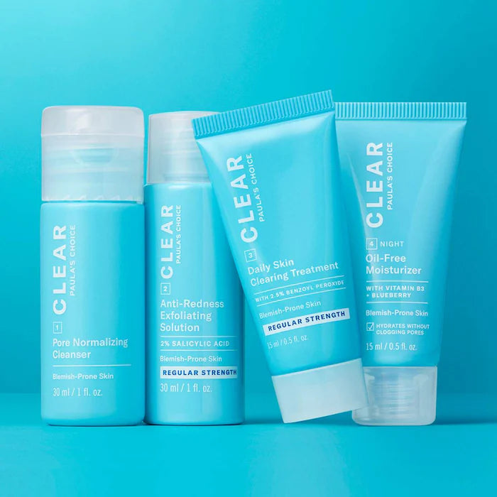 Paula's Choice
Mini CLEAR Skin Starter Set with Salicylic Acid and Benzoyl Peroxide *pre-order*