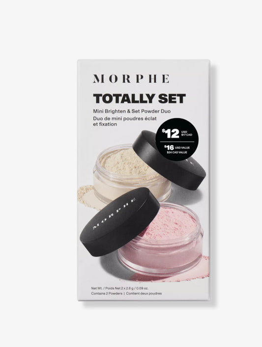 Morphe Totally Set Mini Brighten & Set Powder Duo *PRE-ORDER*