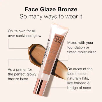 iNNBEAUTY PROJECT Bronze Face Glaze Gel Cream with Squalane, Ceramides & Hyaluronic Acid *pre-order*