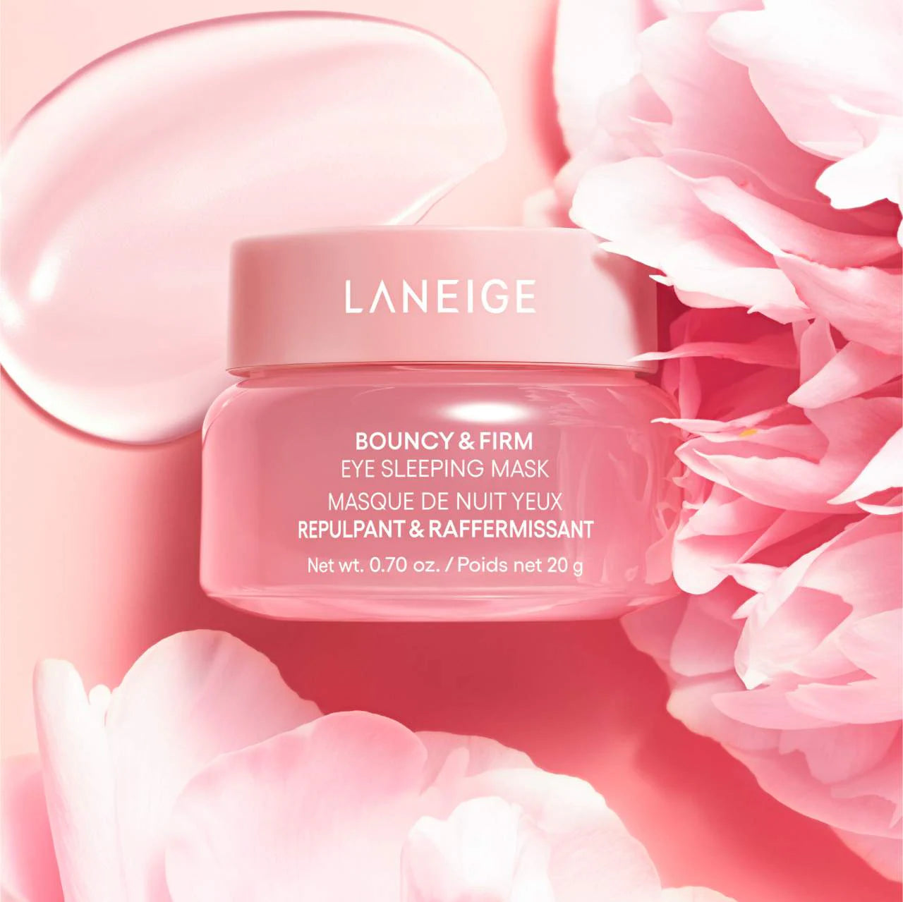 LANEIGE Bouncy & Firm Eye Brightening Sleeping Mask with Peony + Collagen Complex *pre-order*