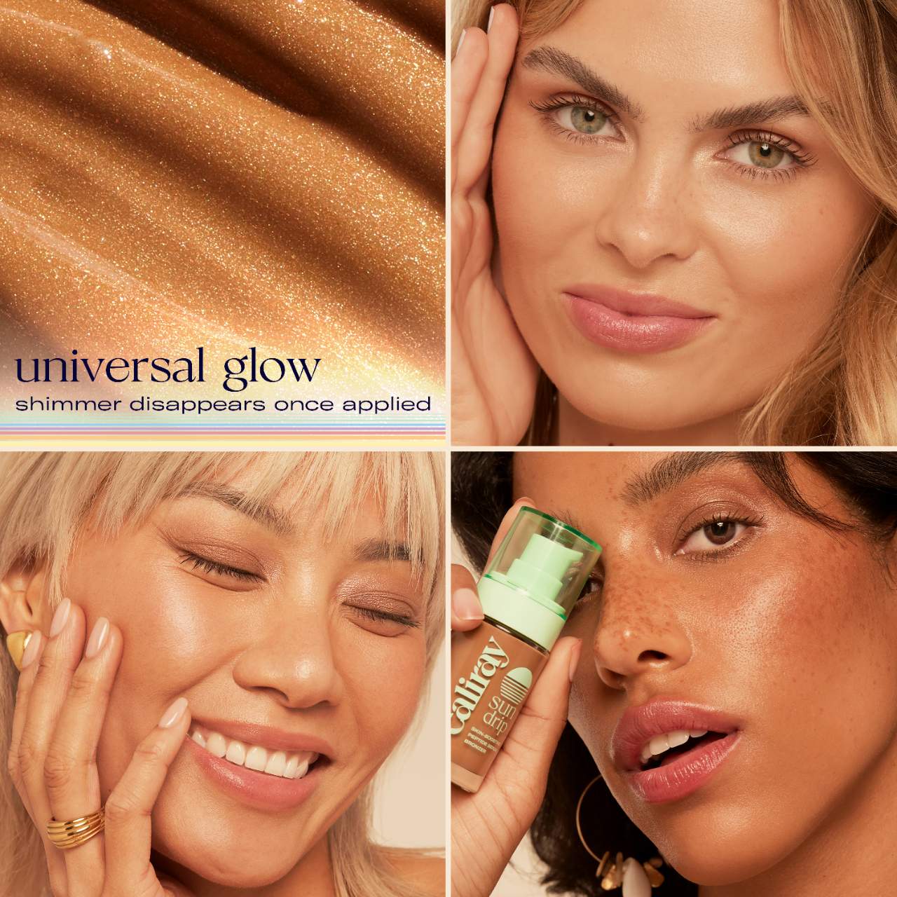 caliray Sundrip Luminous Liquid Bronzer with Hyaluronic Acid + Peptides *pre-order*