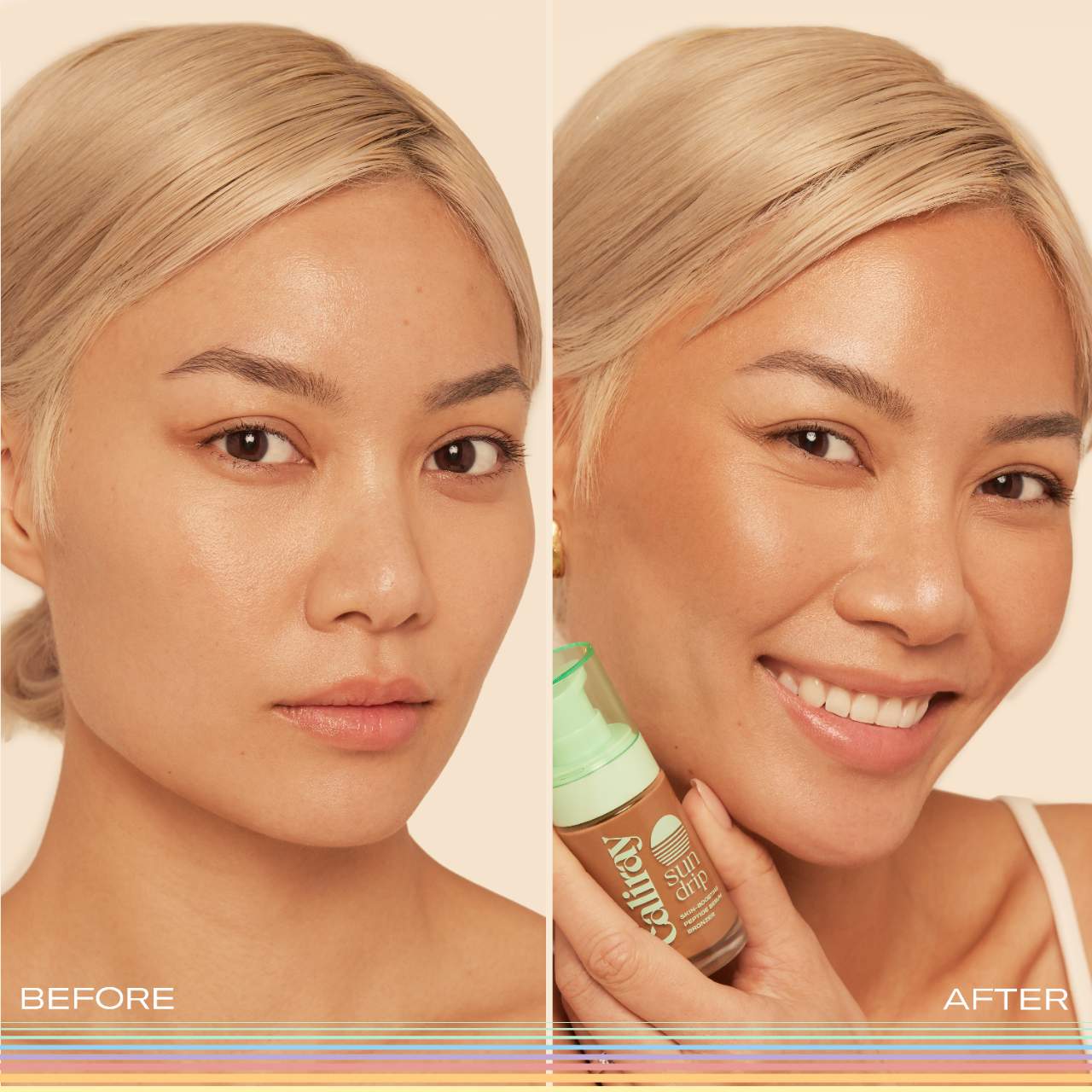 caliray Sundrip Luminous Liquid Bronzer with Hyaluronic Acid + Peptides *pre-order*