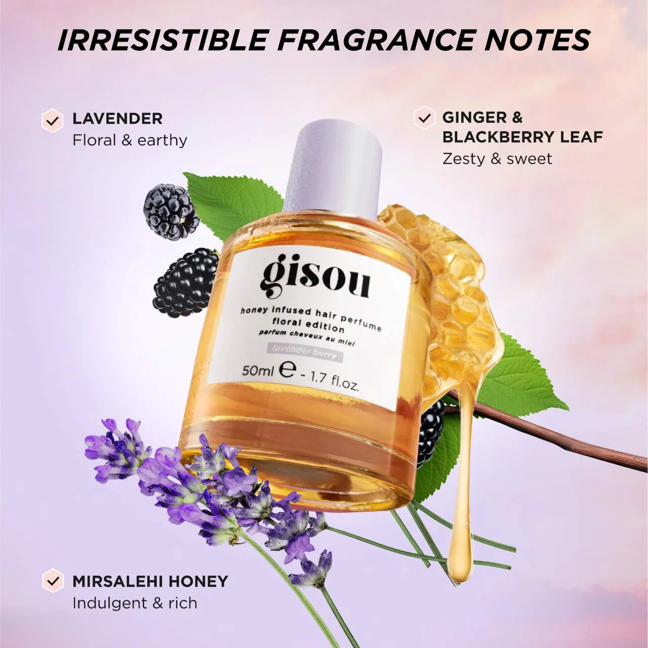 Gisou  Lavender Berry Honey Infused Hair Perfume *pre-order*