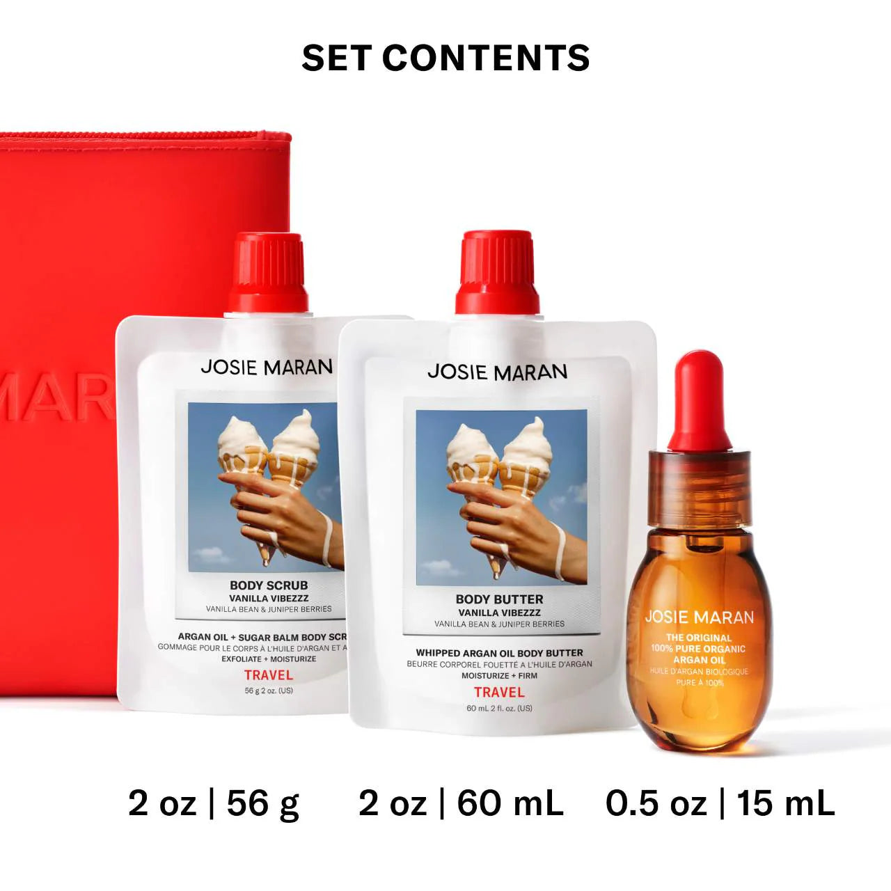 Josie Maran  The Babies 3-Piece Hydration Travel Trio *pre-order*