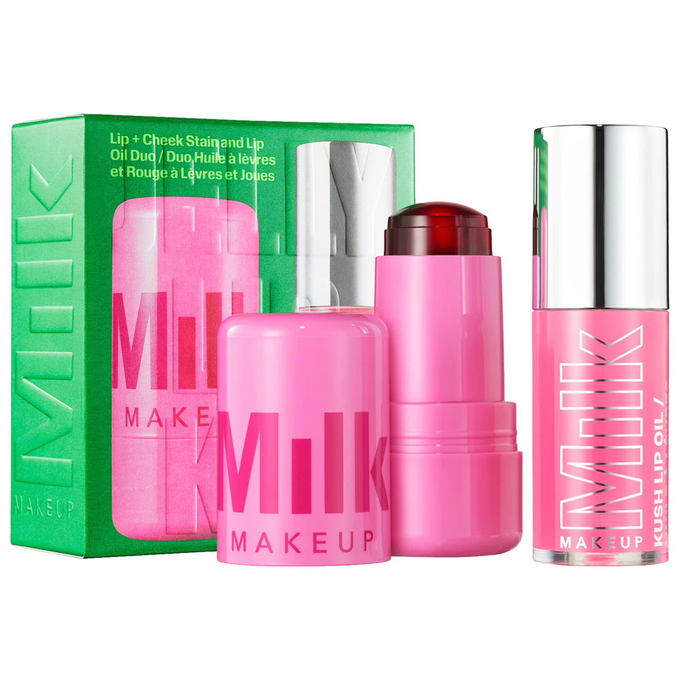 MILK MAKEUP The Jelly Lip Kit: Lip + Cheek Stain & Lip Oil Duo *pre-order*